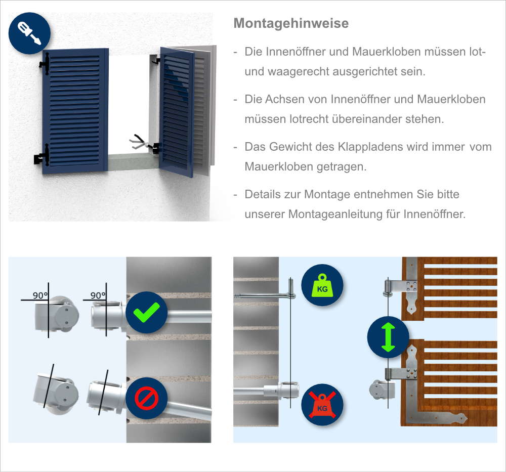 Montagehinweise
